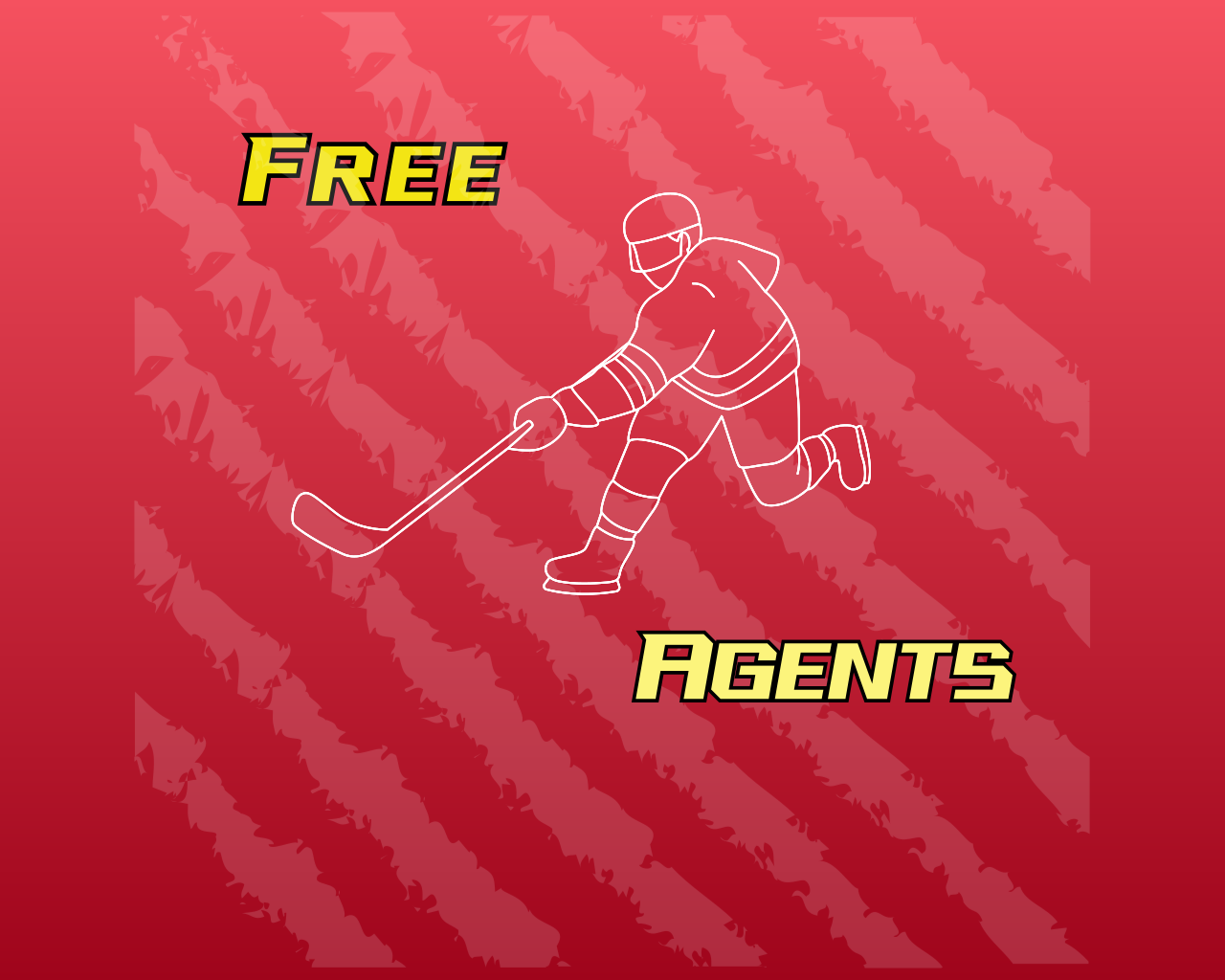 The Free Agents Women's Ice Hockey Team Logo